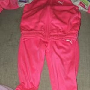 Puma Kids Vibrant Pink Joggers